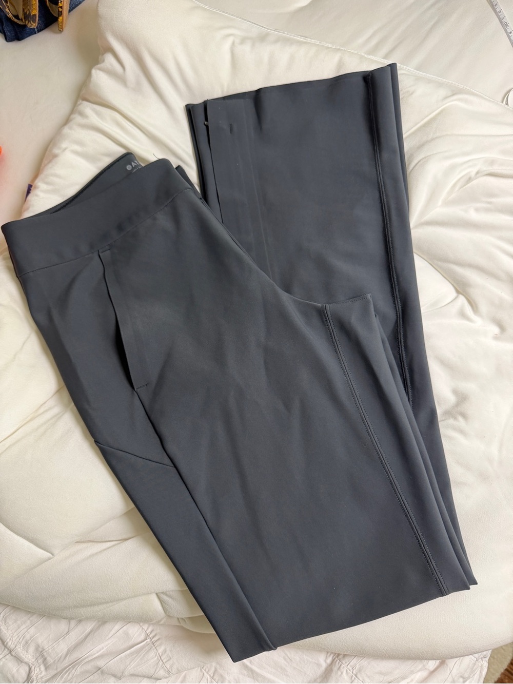 Athleta gray/blue Boot Cut Flare Pants